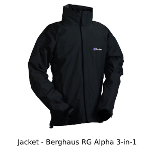 Berghaus RG Alpha 3 in 1 Jacket